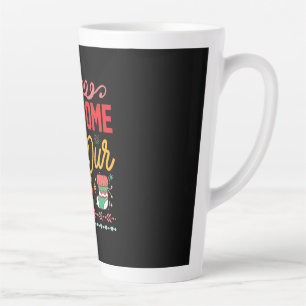 Taza De Café Latte Bienvenidos a nuestro hogar a regalo de Navidad