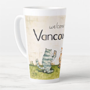 Taza De Café Latte Bienvenidos a Vancouver WA