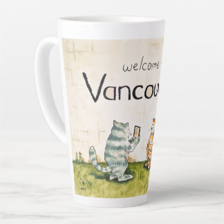 Taza De Café Latte Bienvenidos a Vancouver WA