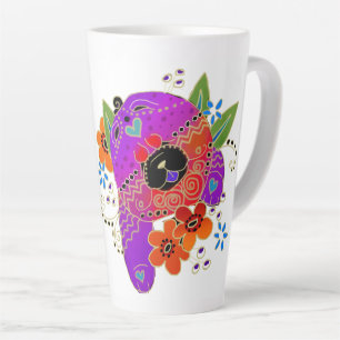 Taza De Café Latte BINDI chow latte mug