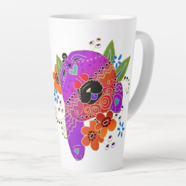 Taza De Café Latte BINDI chow latte mug (Ángulo derecho)