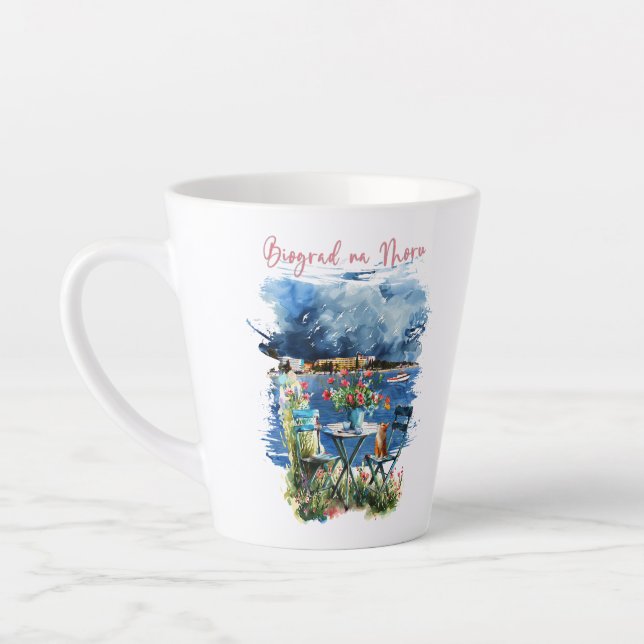 Taza De Café Latte Biograd na moru 3 (Izquierda)