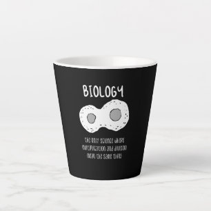 Taza De Café Latte Biología - Biología El Único Regalo de Ciencia
