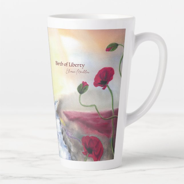 Taza De Café Latte Birth of Liberty (Derecha)