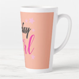 Taza De Café Latte Birthday Girl | Collection  Féminins | Baréjoa