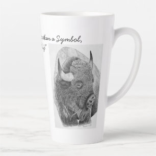 Taza De Café Latte Bisonte americano