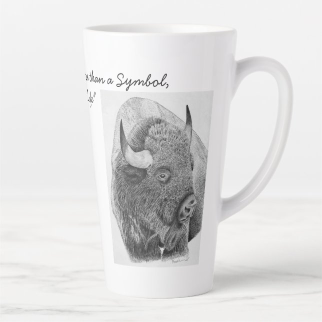 Taza De Café Latte Bisonte americano (Derecha)