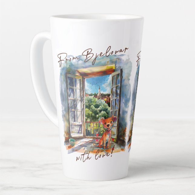 Taza De Café Latte Bjelovar (Ángulo izquierdo)
