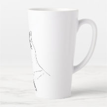 black and white hand on coffee mug