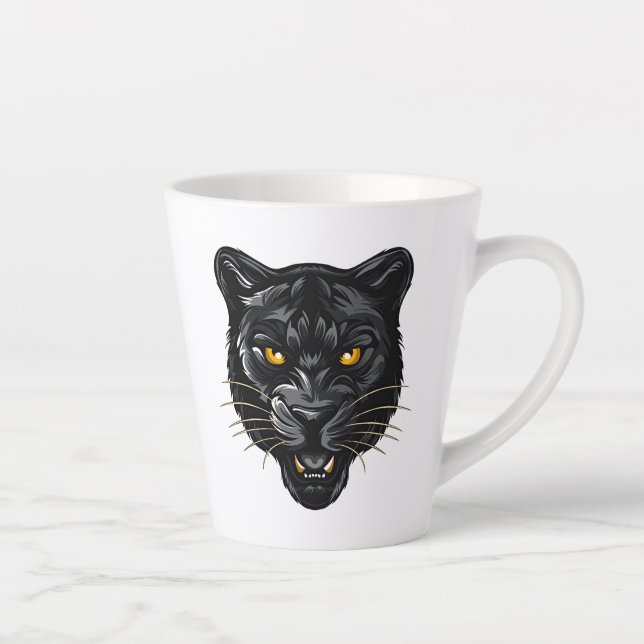Taza De Café Latte Black Panther (Derecha)