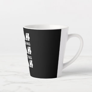 Taza De Café Latte Blah Blah Dejar De Hablar Empieza A Actuar Con Mal