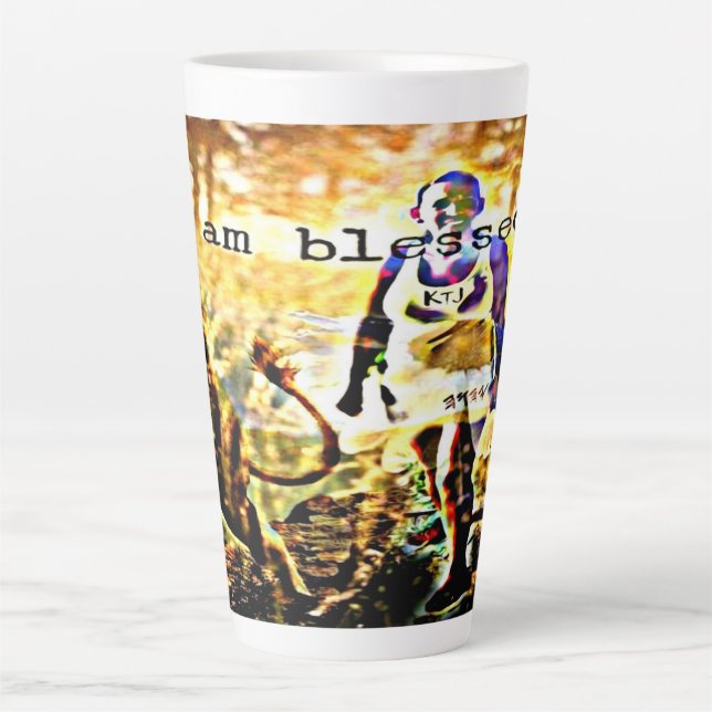 Taza De Café Latte Blessed Candy (Anverso)