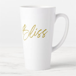 Taza De Café Latte Bliss Tall Latte Mug