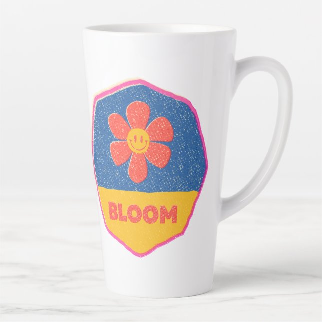 Taza De Café Latte "Bloom" donde estás plantado! (Derecha)