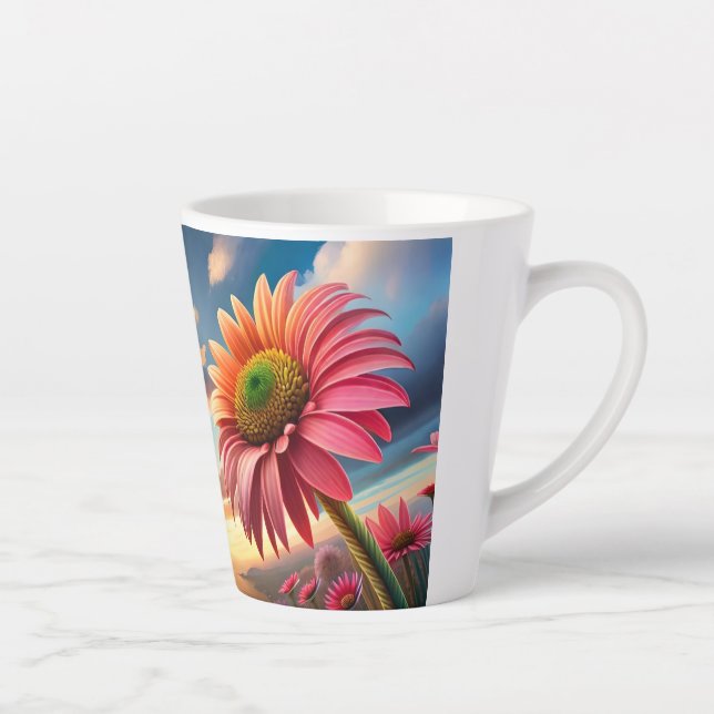 Taza De Café Latte Blooming Beauty Mug (Derecha)
