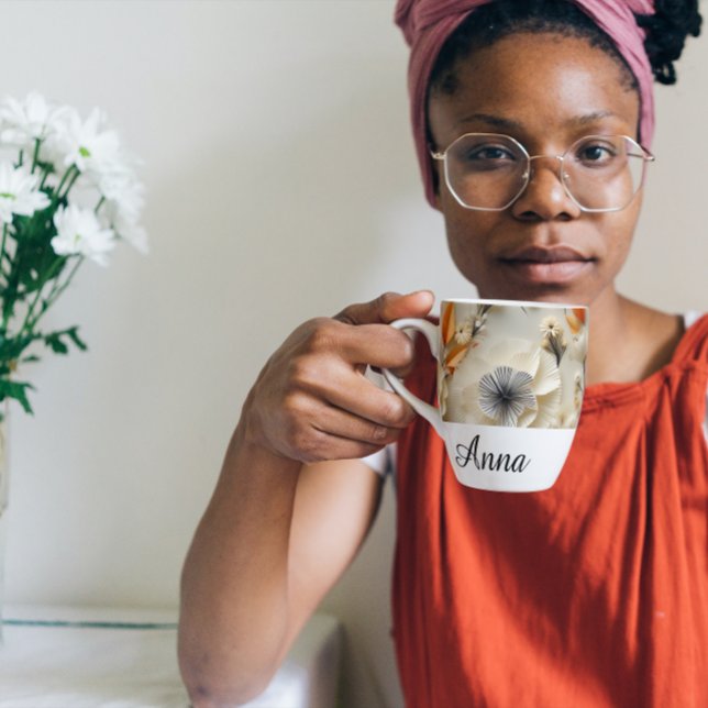 Taza De Café Latte Blooms de la inspiración: Personalizadas (Subido por el creador)