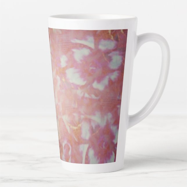 Taza De Café Latte Blooms latte Mug (Derecha)