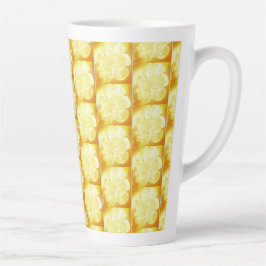 Taza De Café Latte bloques de oro