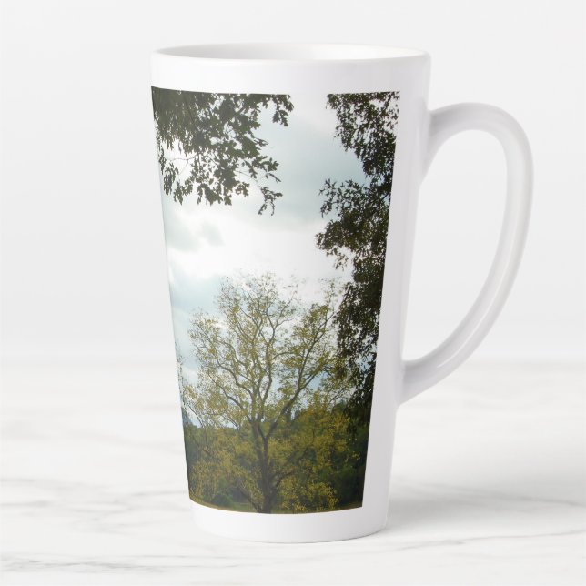 Taza De Café Latte Blue Ridge Horse Cades Cove (Derecha)