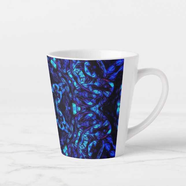 Taza De Café Latte Blued Up (Derecha)
