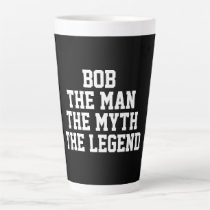 Taza De Café Latte Bob: Hombre, mito, leyenda