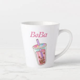 Taza De Café Latte boba tea burbubble latte mug
