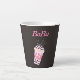 Taza De Café Latte boba tea burbubble latte mug