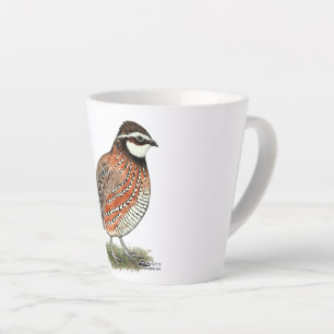 Taza De Café Latte Bobwhite Quail Rooster