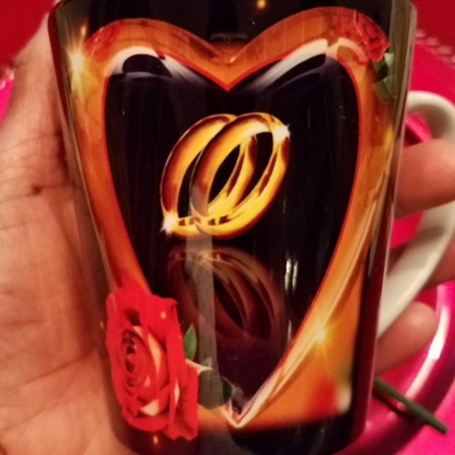 Taza De Café Latte Boda de Amor Verdadero  (Subido por el creador)