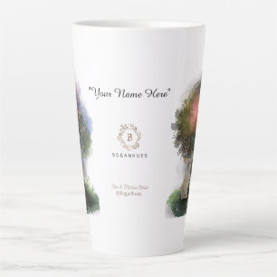 Taza De Café Latte Boganhues "Pipa & Marlow" serie bosque encantado