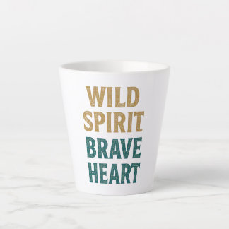 Taza De Café Latte Boho Adventure Wild Spirit Brave Heart