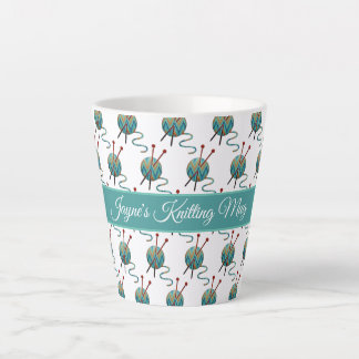 Taza De Café Latte Bolas de Yarn para la peluca de punto personalizad