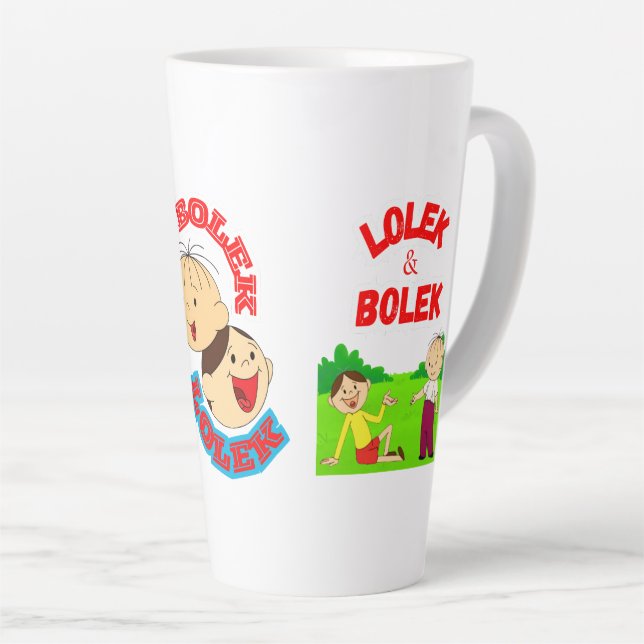 TAZA DE CAFÉ LATTE BOLEK Y LOLEK (Ángulo derecho)
