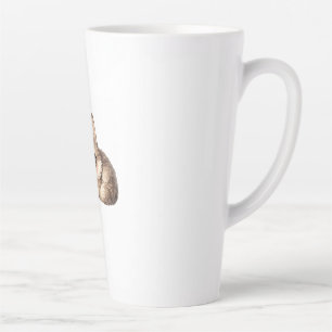 Taza De Café Latte Bolsa de Estadio Transparente con Cachorro de Lobo