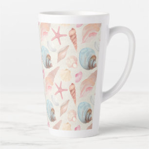 Taza De Café Latte Bomba de conchas marinas