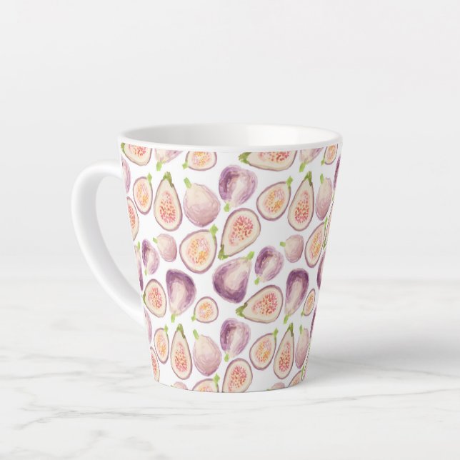 Taza De Café Latte Bomba de impresión Fig (Ángulo izquierdo)