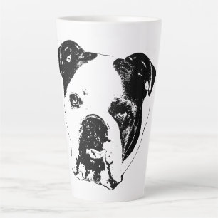 Taza De Café Latte Bomba de vacaciones de cierre de bulldog
