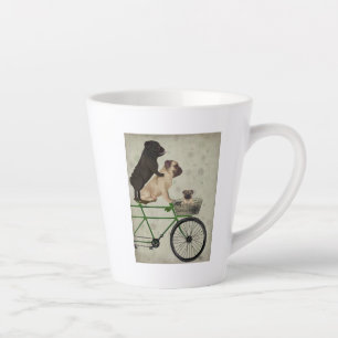 Taza De Café Latte Bombas en bicicleta