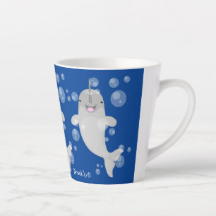 Taza De Café Latte Bombillas de narguile alegres, ilustracion persona