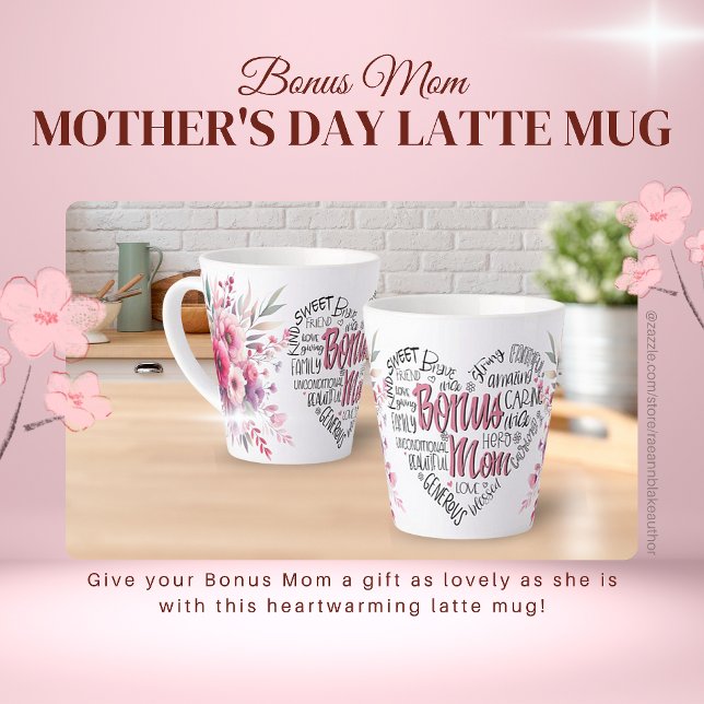 Taza De Café Latte Bonus Mom's Day Latte Mug (Subido por el creador)