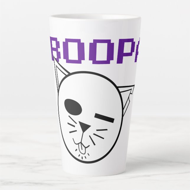 Taza De Café Latte Boopa Latte Mug (Anverso)