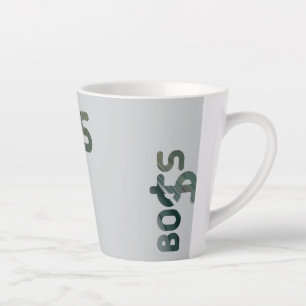 Taza De Café Latte BOSS Latte Mug Resumen Tendencia Interior Verde