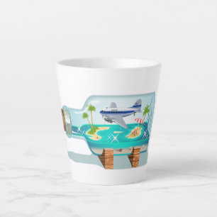 Taza De Café Latte Botella de recuerdo personalizado