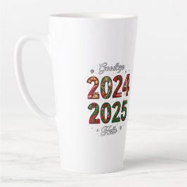 Taza De Café Latte Botellas de agua de año nuevo