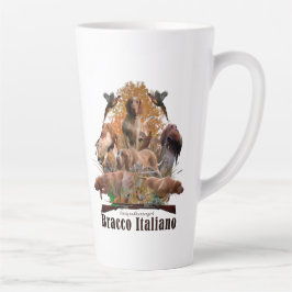 Taza De Café Latte Bracco Italiano Coffee Mug