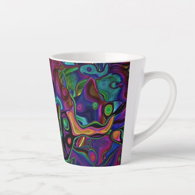 Taza De Café Latte Brain Melt Latte Mug (Derecha)