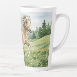 Taza De Café Latte Brana Pinto Palomino Icelandic Watercolor
