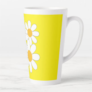 Taza De Café Latte Bright and Bold Daisy