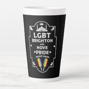 Taza De Café Latte Brighton y Hove orgullo