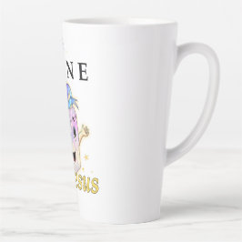 Taza De Café Latte Brilla la luz